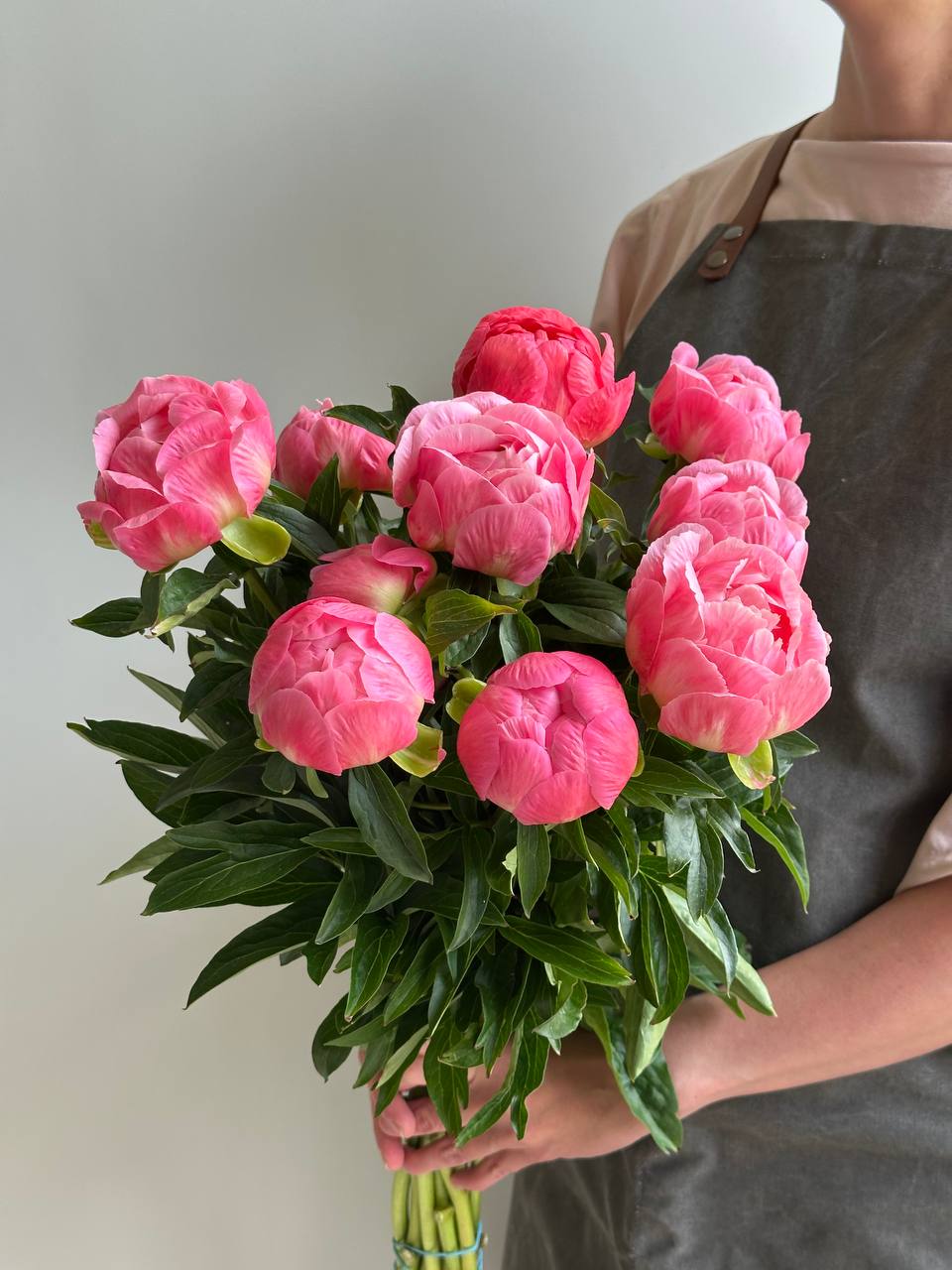 Peony Coral Charm