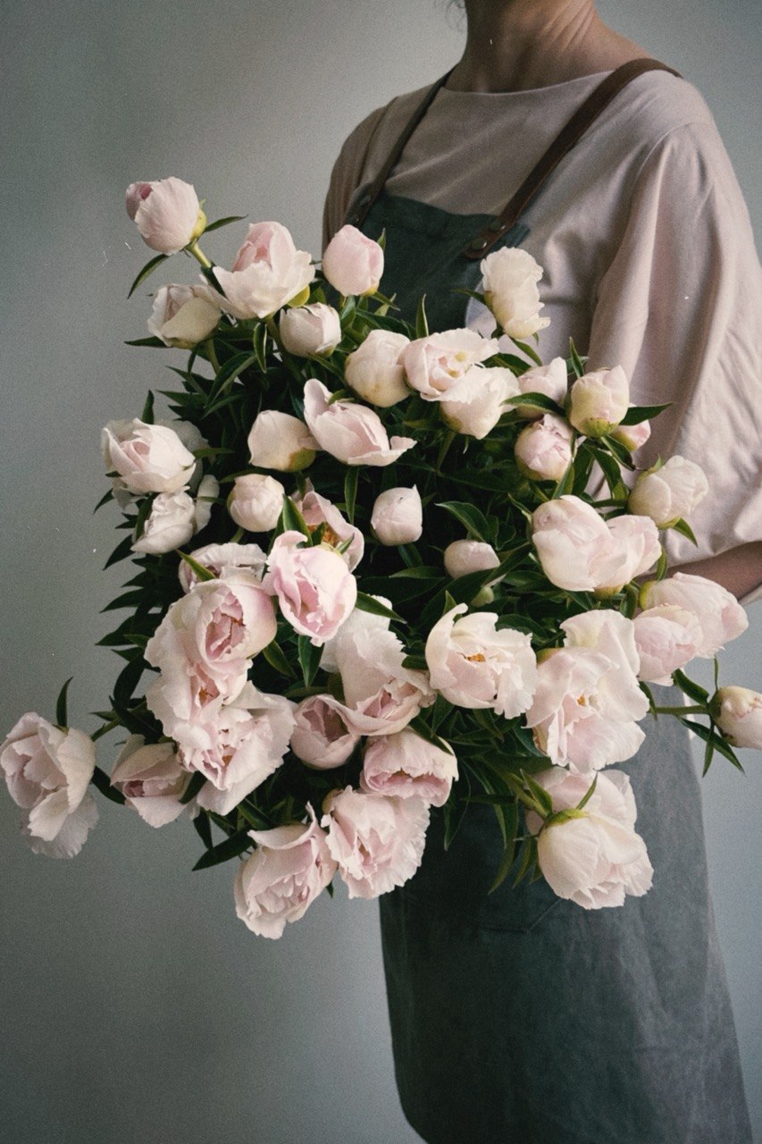 Peony Krinlked White