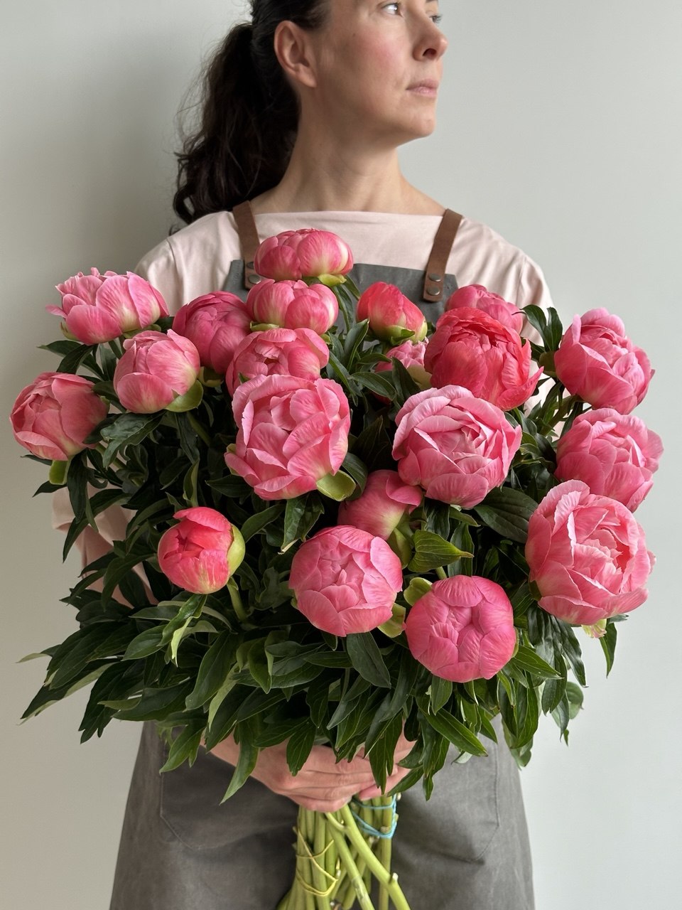 Peony Coral Charm