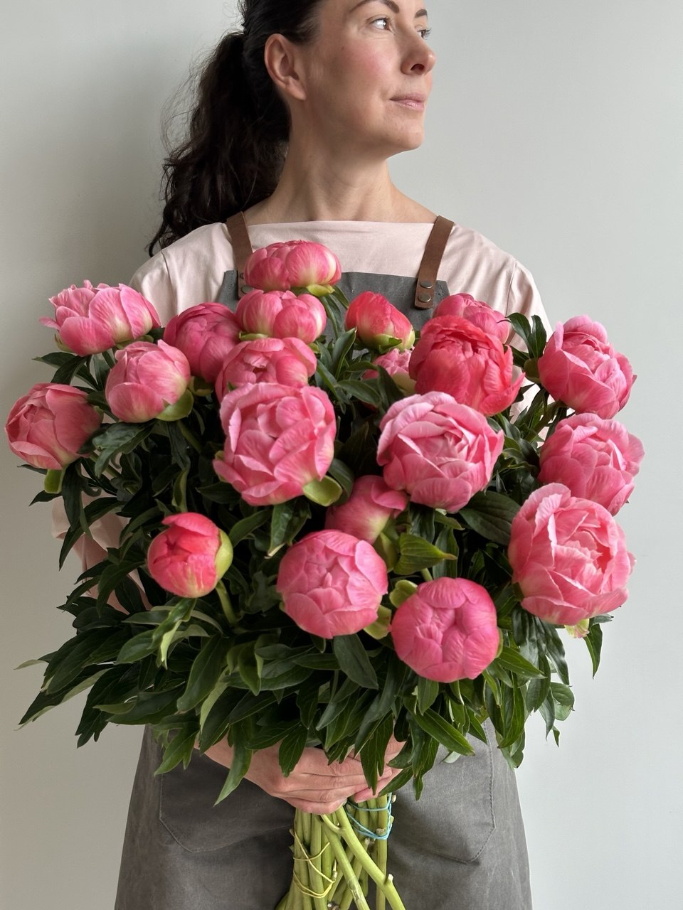 Peony Coral Charm